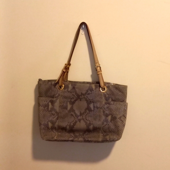 Michael Kors Snakeskin Handbag - Picture 3 of 5